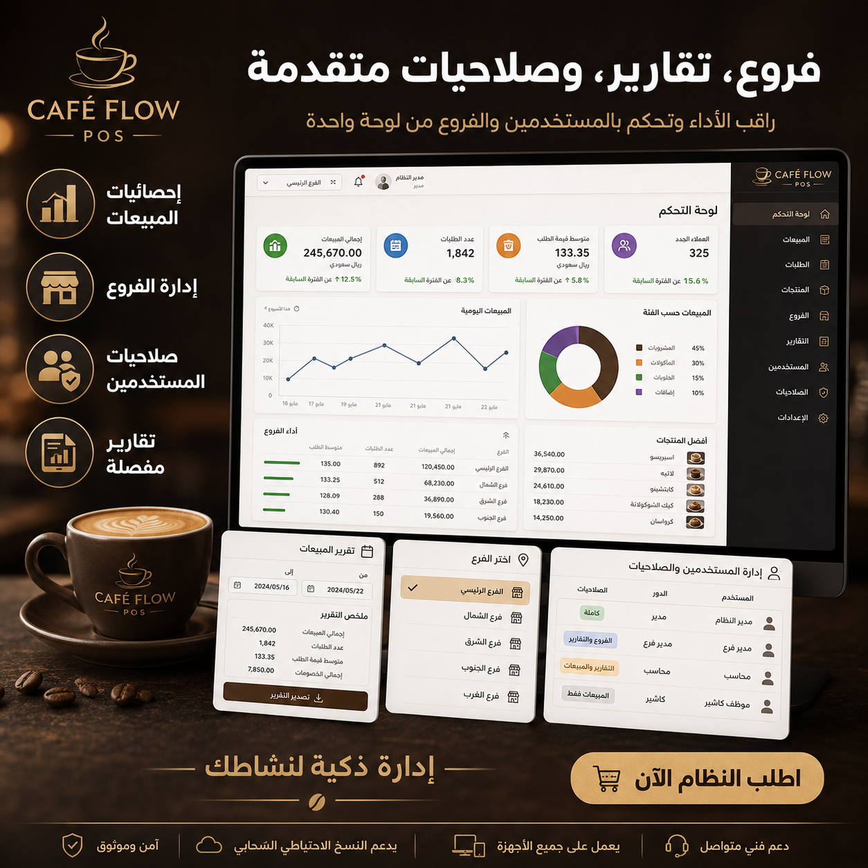 نظام فواتير وكاشير